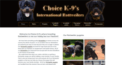 Desktop Screenshot of choicek9s.com